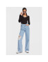 Tommy Jeans Боди Linear DW0DW14887 Черен Slim Fit - Pepit.bg