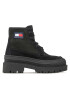 Tommy Jeans Боти Foxing Lace Up Boot EN0EN01915 Черен - Pepit.bg