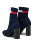 Tommy Jeans Боти Sock Heeled Boot EN0EN00703 Тъмносин - Pepit.bg