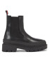 Tommy Jeans Боти тип челси Tjw Chelsea Foxing Boot EN0EN02289 Черен - Pepit.bg