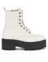 Tommy Jeans Боти Tjw Boot Zip Up EN0EN02305 Бял - Pepit.bg