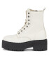 Tommy Jeans Боти Tjw Boot Zip Up EN0EN02305 Бял - Pepit.bg