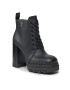 Tommy Jeans Боти Tjw High Heel Lace Up Boot EN0EN02408 Черен - Pepit.bg