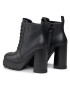 Tommy Jeans Боти Tjw High Heel Lace Up Boot EN0EN02408 Черен - Pepit.bg