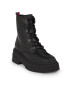 Tommy Jeans Боти Tjw Lace Up Boot Chunky EN0EN02404 Черен - Pepit.bg