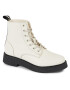 Tommy Jeans Боти Tjw Lace Up Flat Boot EN0EN02310 Екрю - Pepit.bg