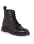 Tommy Jeans Боти Tjw Lace Up Flat Boot EN0EN02310 Черен - Pepit.bg