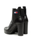 Tommy Jeans Боти Tjw New Ess High Heel Boot EN0EN02439 Черен - Pepit.bg