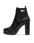 Tommy Jeans Боти Tjw New Ess High Heel Boot EN0EN02439 Черен - Pepit.bg