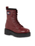 Tommy Jeans Боти Tjw Urban Boot Tumbled Ltr Wl EN0EN02317 Червен - Pepit.bg