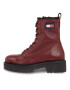 Tommy Jeans Боти Tjw Urban Boot Tumbled Ltr Wl EN0EN02317 Червен - Pepit.bg