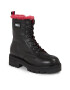 Tommy Jeans Боти Tjw W Urban Boot Smooth Ltr Wl EN0EN02402 Черен - Pepit.bg