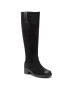 Tommy Jeans Ботуши Pin Logo Long Biker Boot EN0EN00676 Черен - Pepit.bg