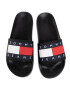 Tommy Jeans Чехли Flag Pool Slide EM0EM00284 Черен - Pepit.bg