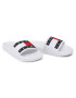Tommy Jeans Чехли Flag Pool Slide EM0EM00689 Бял - Pepit.bg