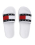 Tommy Jeans Чехли Flag Pool Slide EM0EM00689 Бял - Pepit.bg