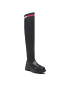 Tommy Jeans Чизми Knit Overknee Boot EN0EN01830 Черен - Pepit.bg