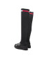 Tommy Jeans Чизми Knit Overknee Boot EN0EN01830 Черен - Pepit.bg