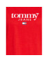 Tommy Jeans Curve Тишърт Essential Logo DW0DW14559 Червен Regular Fit - Pepit.bg