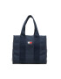 Tommy Jeans Дамска чанта Tjm Summer Vacation Tote Denim AW0AW14969 Тъмносин - Pepit.bg