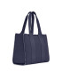 Tommy Jeans Дамска чанта Tjm Summer Vacation Tote Denim AW0AW14969 Тъмносин - Pepit.bg