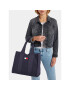 Tommy Jeans Дамска чанта Tjm Summer Vacation Tote Denim AW0AW14969 Тъмносин - Pepit.bg