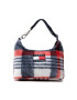 Tommy Jeans Дамска чанта Tjw Heritage Chech Shoulder Bag AW0AW10745 Бял - Pepit.bg