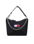 Tommy Jeans Дамска чанта Tjw Heritage Shoulder Bag AW0AW14112 Черен - Pepit.bg