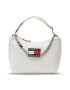 Tommy Jeans Дамска чанта Tjw Heritage Shoulder Bag AW0AW14570 Бял - Pepit.bg