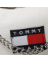 Tommy Jeans Дамска чанта Tjw Heritage Shoulder Bag AW0AW14570 Бял - Pepit.bg