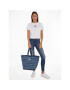 Tommy Jeans Дамска чанта Tjw Heritage Tote Denim AW0AW14973 Син - Pepit.bg