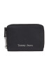 Tommy Jeans Дамски портфейл Tjw Must Small Za AW0AW15649 Черен - Pepit.bg