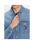 Tommy Jeans дънкова риза Classic DM0DM16598 Тъмносин Overshirt Fit - Pepit.bg