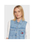 Tommy Jeans Дънкова рокля Badge DW0DW13600 Син Regular Fit - Pepit.bg