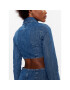Tommy Jeans Дънкова рокля Cut Out Fitted DW0DW15013 Син Regular Fit - Pepit.bg