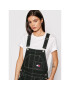 Tommy Jeans Дънкова рокля Stitch Dungaree DW0DW11858 Черен Regular Fit - Pepit.bg