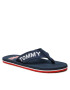 Tommy Jeans Джапанки Flip Flop Logo Tape EM0EM01147 Тъмносин - Pepit.bg