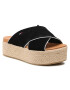 Tommy Jeans Еспадрили Essential Flatform Mule EN0EN01314 Черен - Pepit.bg