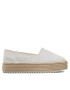 Tommy Jeans Еспадрили Flatform Espadrille EN0EN02078 Бял - Pepit.bg