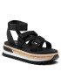 Tommy Jeans Еспадрили Rope Cleated Sandal EN0EN01804 Черен - Pepit.bg