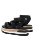 Tommy Jeans Еспадрили Rope Cleated Sandal EN0EN01804 Черен - Pepit.bg