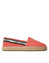 Tommy Jeans Еспадрили Tjw Flatform Webbing Espadrille EN0EN02362 Коралов - Pepit.bg