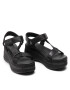 Tommy Jeans Еспадрили Wedge Sandal EN0EN01810 Черен - Pepit.bg