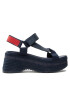 Tommy Jeans Еспадрили Wedge Sandal EN0EN01810 Тъмносин - Pepit.bg