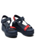 Tommy Jeans Еспадрили Wedge Sandal EN0EN01810 Тъмносин - Pepit.bg