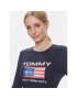 Tommy Jeans Ежедневна рокля DW0DW15889 Тъмносин Slim Fit - Pepit.bg