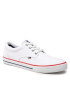 Tommy Jeans Гуменки Textile Sneaker EM0EM00001 Бял - Pepit.bg