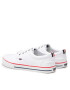 Tommy Jeans Гуменки Textile Sneaker EM0EM00001 Бял - Pepit.bg