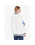 Tommy Jeans Яке бомбър Letterman DW0DW14940 Бял Oversize - Pepit.bg