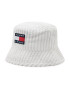 Tommy Jeans Капела Heritage Bucket AW0AW12425 Бял - Pepit.bg